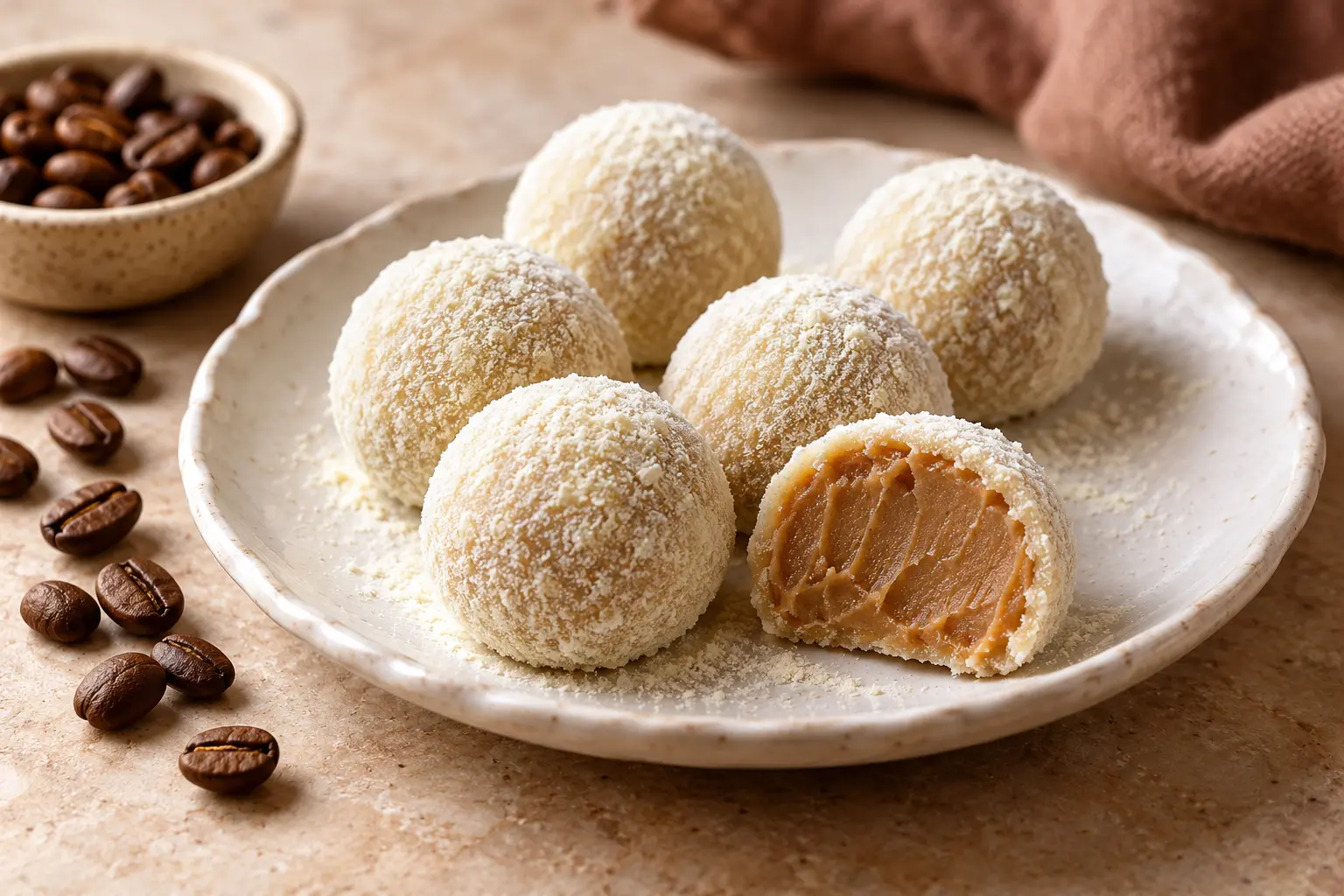 Imagem ilustrativa de brigadeiro de leite em pó com café